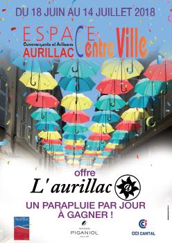 Commerces Aurillac - Tombola des Parapluies 2018